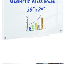 Magnetic Glass Board 3ft By 2ft