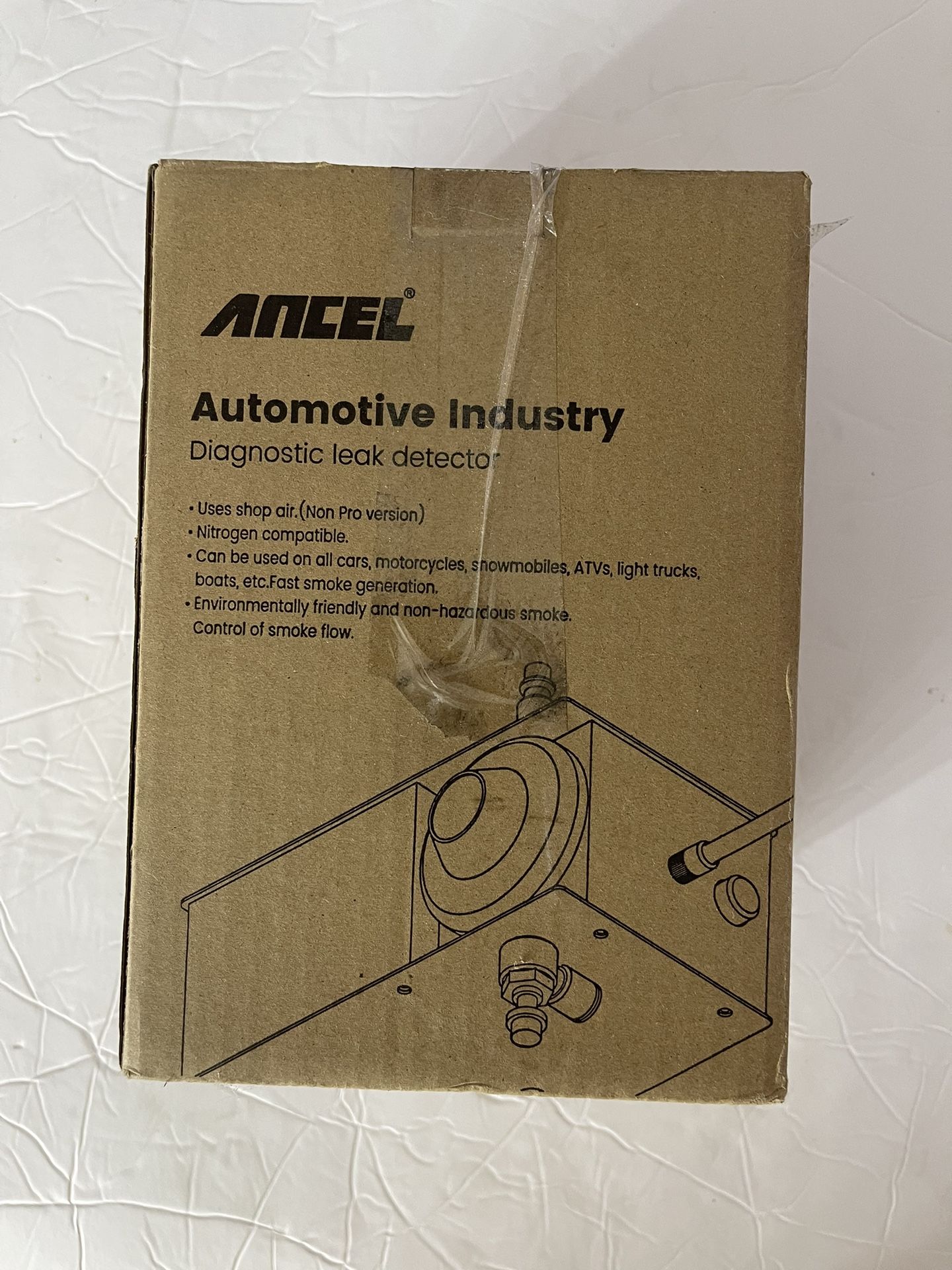 Ancel S110 Pro Smoke Leak Detector Diagnostic Car Tool Used