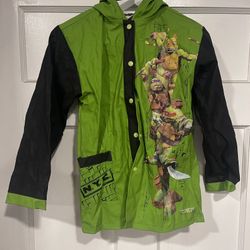 Nickelodeon Ninja Turtles Raincoat Jacket Rare HTF