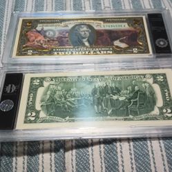 Bradley's Uncirculated $2.00 Bills 