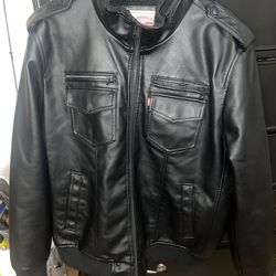 Levi’s Black Leather Jacket