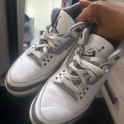 Jordan 3 retro White thunder sneakers