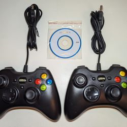 (2) Xbox Style Game Controllers For PC