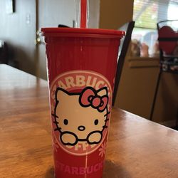Custom Design Hello Kitty 18 Oz tumbler 