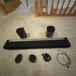 Sonos Playbar and Two Sonos Play:1 Speakers 