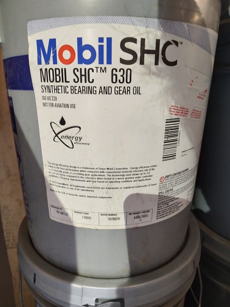 Mobil Syn. Gear Oil #630 (2)