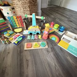 Lot Of Lovevery Toys & Books