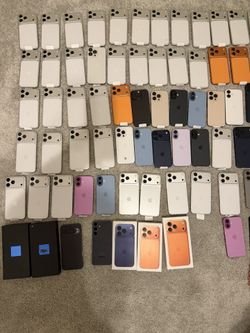 Message us for quotes.   iPad, Apple Watches, Samsung Galaxy, Google Pixel, iPhone 16 pro max, 16 Plus, 16 Pro, 16, 15 Pro Max, 14 Pro Max, 13 Pro Max