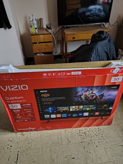 Vizio 50 In Qled Tv New