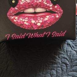 Purse With Lips And Bling 