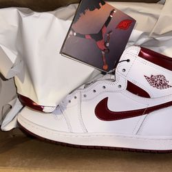 Jordan 1 Metro Metallic Red  Size 10.5 