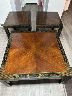 Vintage Drexel Heritage “ET Cetera” Coffee And Side Tables