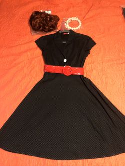 I love Lucy or Carol Burnett Halloween costume Size 3 Small