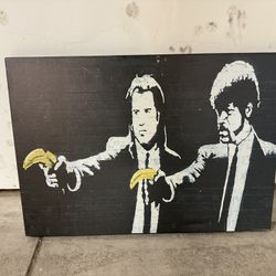 Canvas Banksy Pulp Fiction