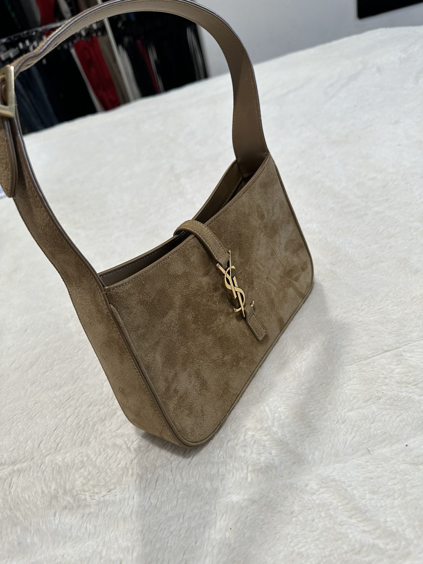 YSL Suade Purse 
