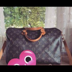 Authentic Louis Vuitton Speedy Bandolier 35 Vintage 
