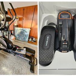 Like new Yosuda mini elliptical machine w/remote, ProForm 520 E Adjustable Inline Elliptical