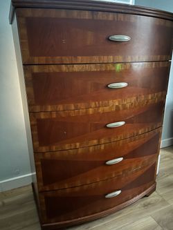 Wooden tall cabinet (4 levels)