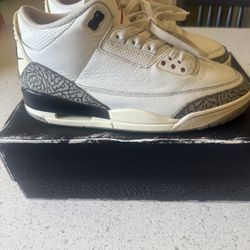 Jordan 3 White Cement 