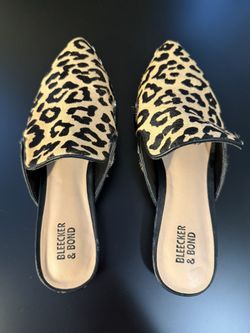 Leopard Print Women's Mules