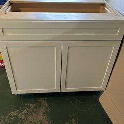 White Base Kitchen Cabinet