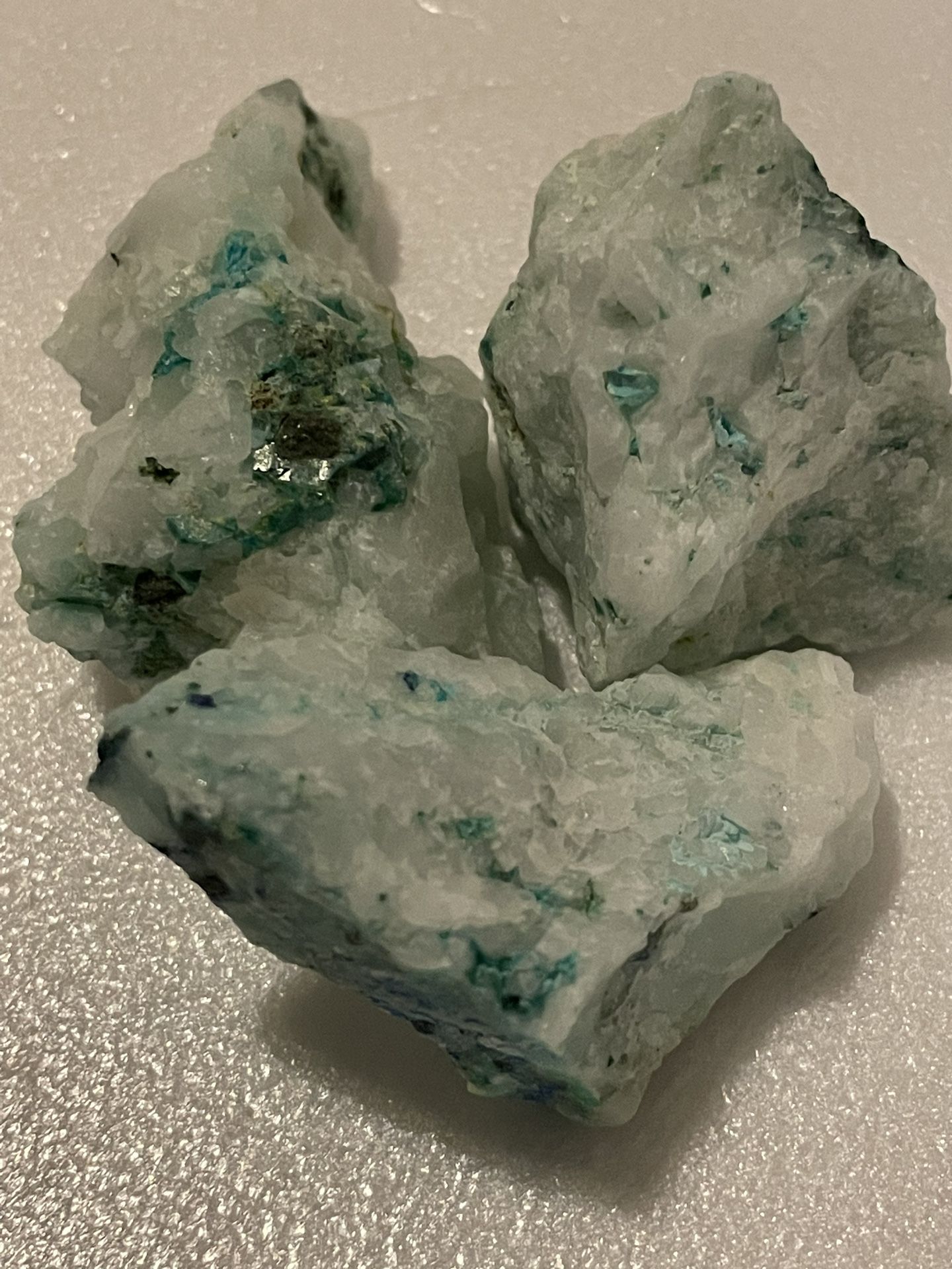 Chrysocolla In Quartz