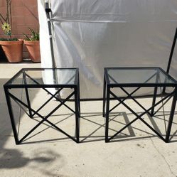 Side Tables In Excellent Condition 
