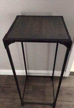 Tall Black Table 