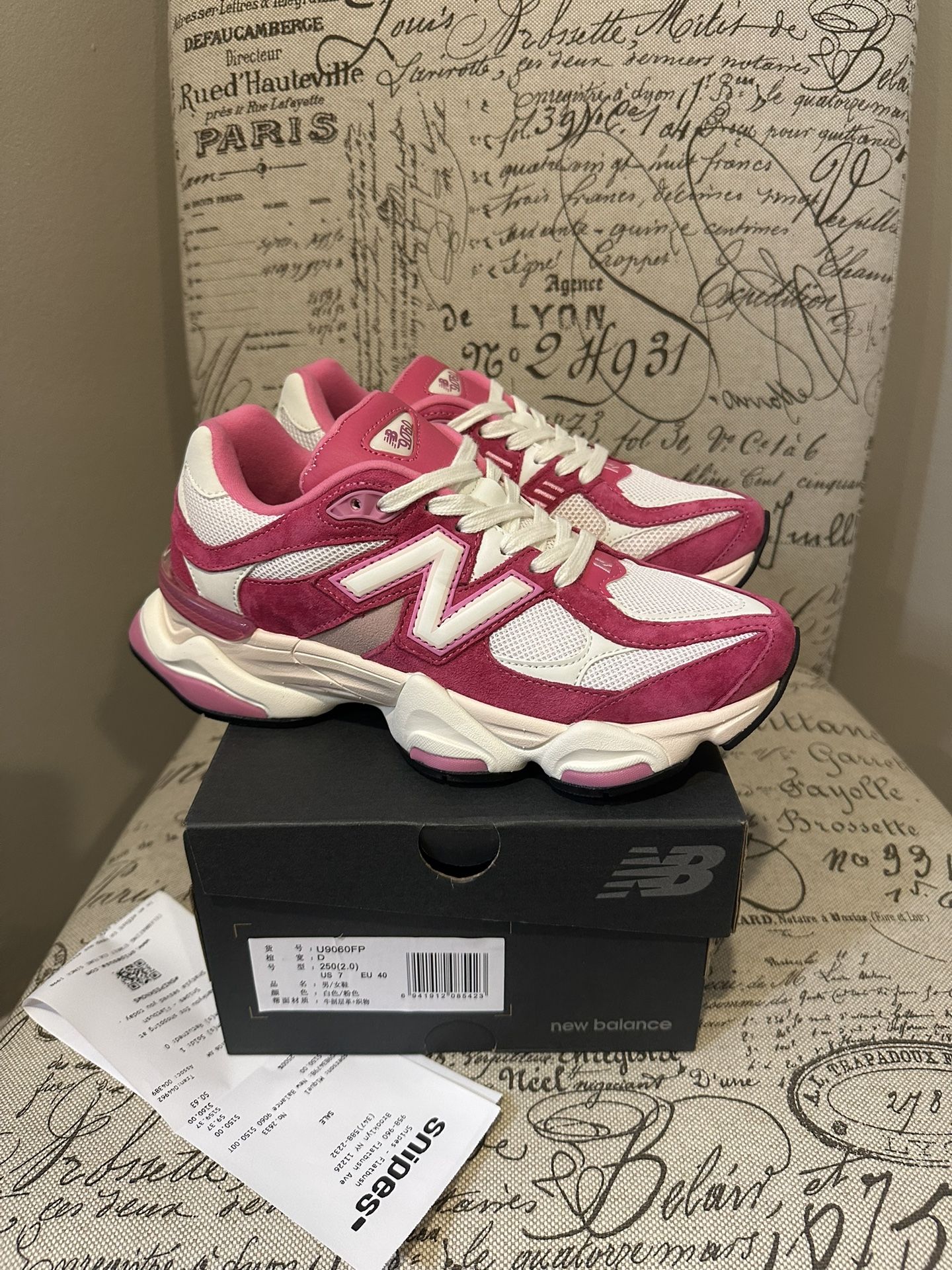 New Balance 9060 Fuschia Pink