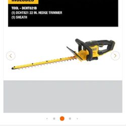 Dewalt Hedger 20v 