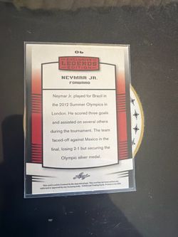 2016 Leaf Exclusive Legends Neymar Jr. Gold #06 1/25 Rare Brazil Soccer card