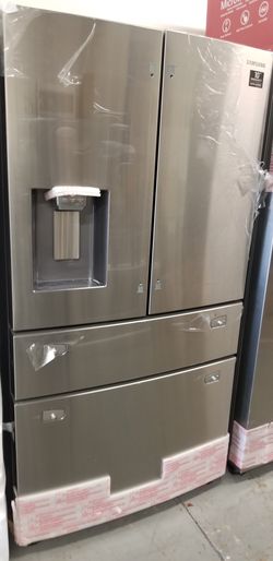 Refrigerator Stainless Steel Four Door Samsung Since $39 Down Payment
