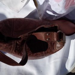 Vintage Leather Fossil Bag