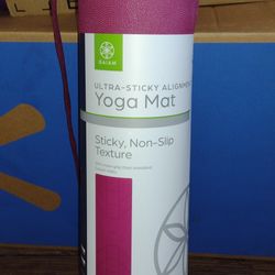 Gaiam Reversible 6 Mm Yoga Mat - Brand New