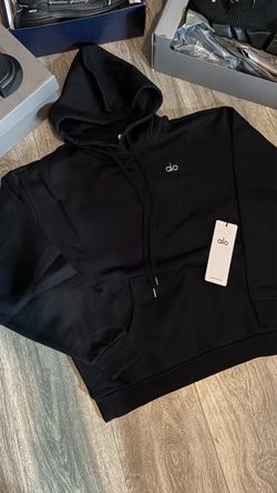 Alo hoodie black men’s