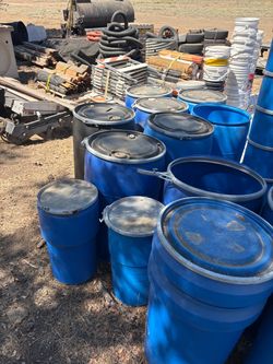 50 gallon plastic drum