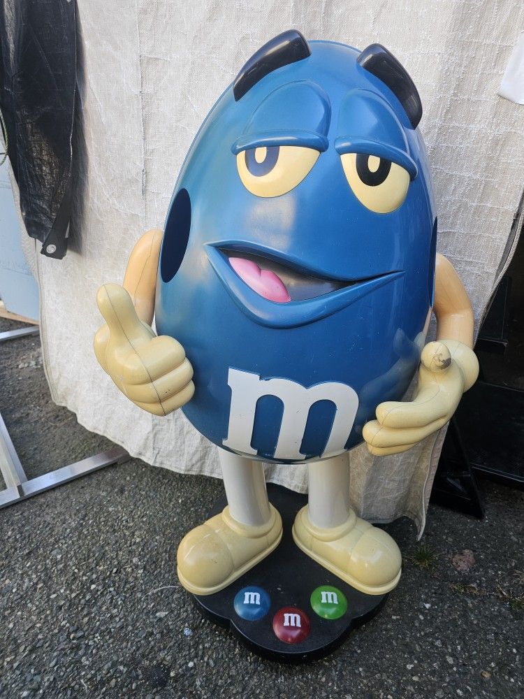 Blue  M&M CHARACTER DISPLAY