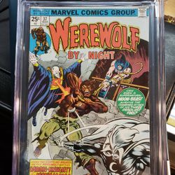 WEREWOLF BY NIGHT #37 3rd Marc Spector MOON KNIGHT, 1976 Wrightson CGC 5.0