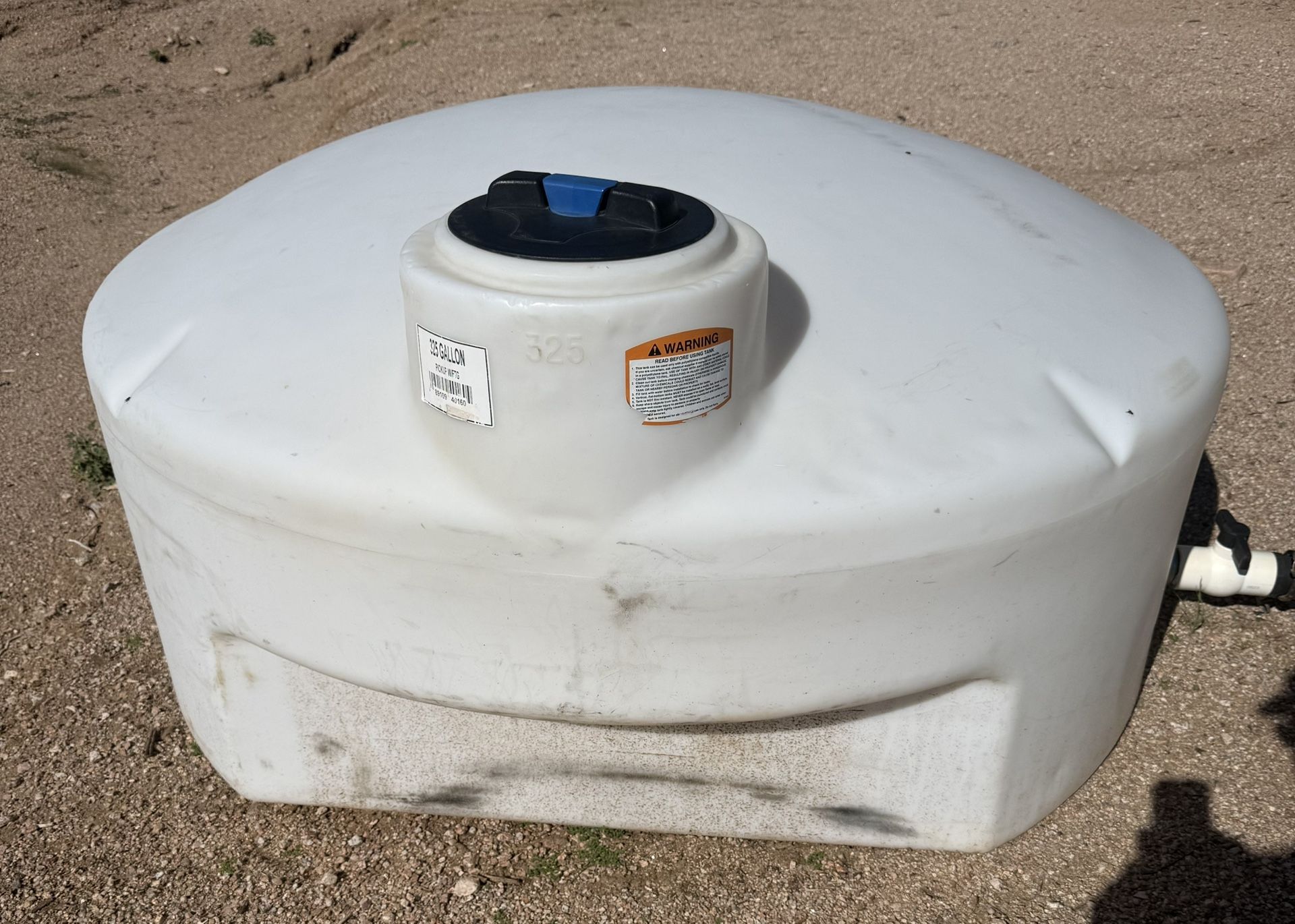 325gal Potable Water Tank