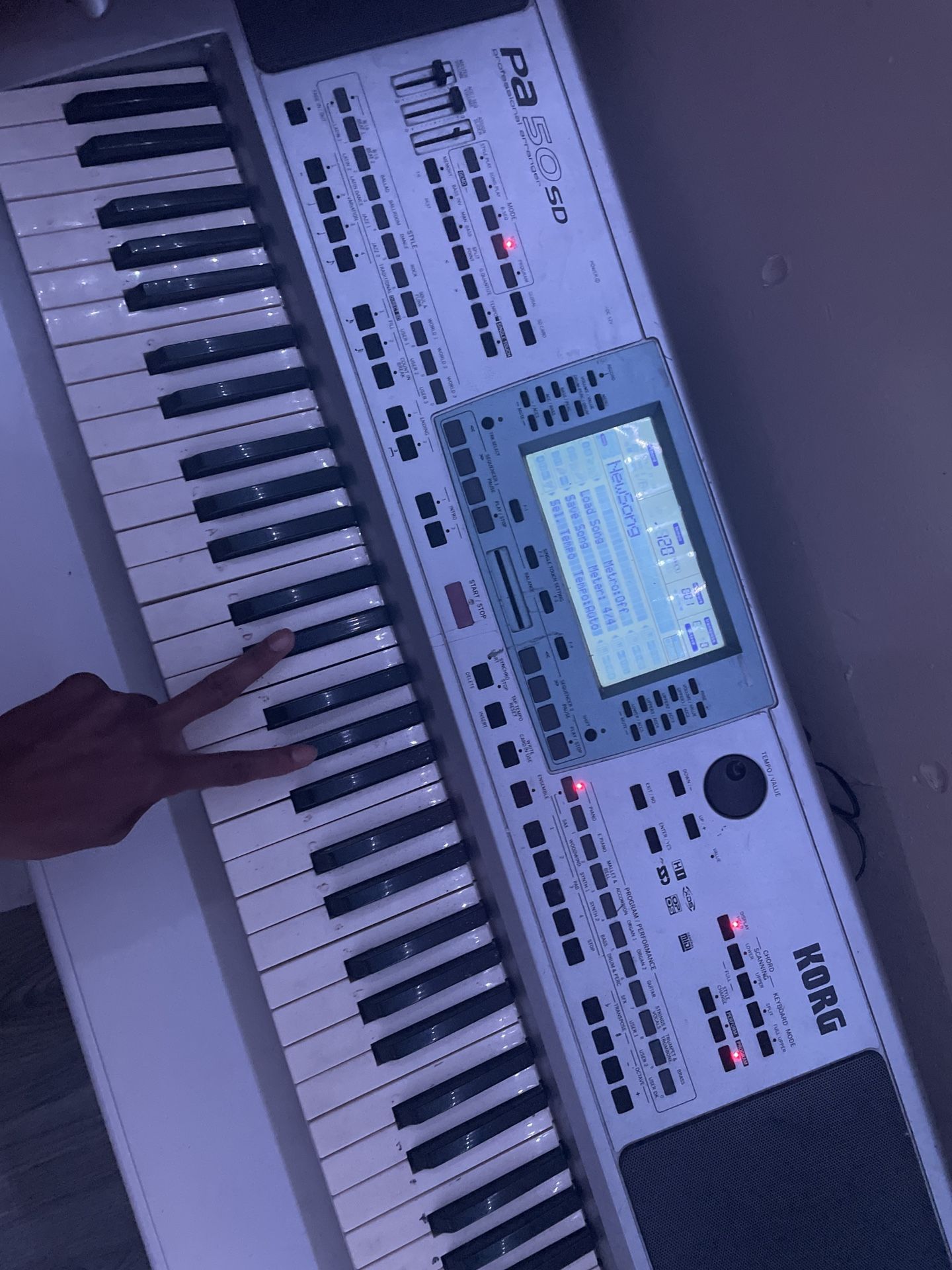 P 50 Professional Arranger Korg Piano