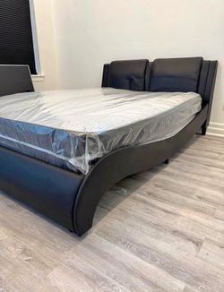 NEW MODERN QUEEN AND KING SIZE BED WITH MATTRESS INCLUDING FREE DELIVERY PAY UPON ARRIVAL