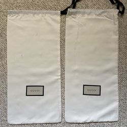 Set of 2 Gucci Dust Bags 18" x 8.5” 
