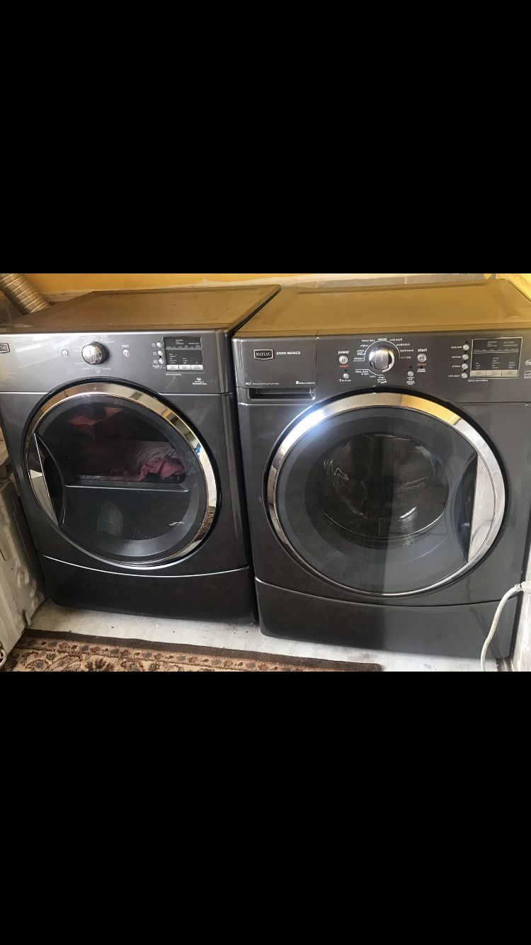 Maytag dryer and washer