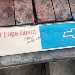 N.O.S. CHEVROLET MONTE CARLO DOOR EDGE GUARDS  1970, 1971, 1972
