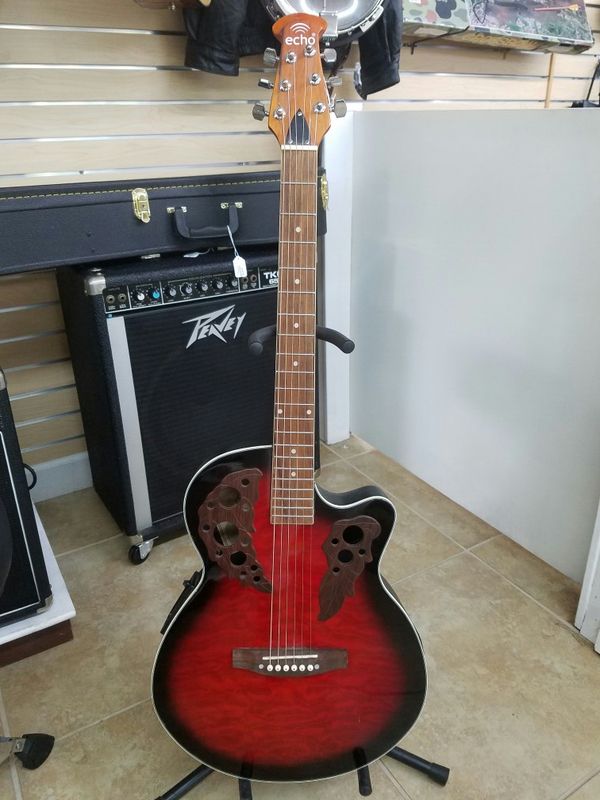 ECHO ACOUSTIC ELECTRIC GUITAR MODEL ECHO1703RDS for Sale in