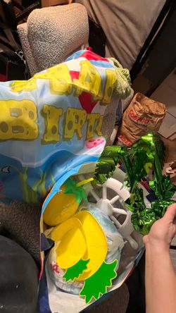 SpongeBob Party decorations