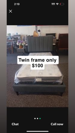 Twin bed frames / mattress sold separately