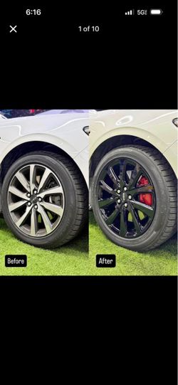 RIM BLACK OUT & CALIPER PAINTING
