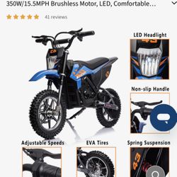 Electric Motorcycle For Kids