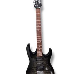 Ibanez GRX70QA Electric Guitar Transparent Black Sunburst
